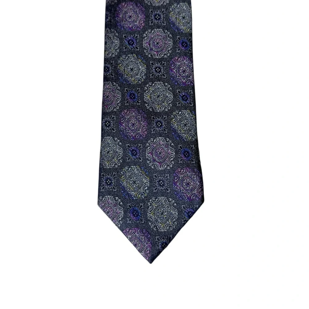 Oak Hill Men Silk Tie Textured Quiet Luxury Old Money Formal Professional Church